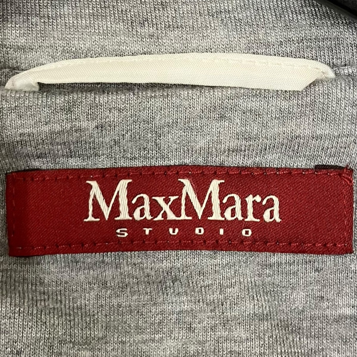 MaxMara スウェットトレンチコート 古着・中古-6枚目のアイテム画像
