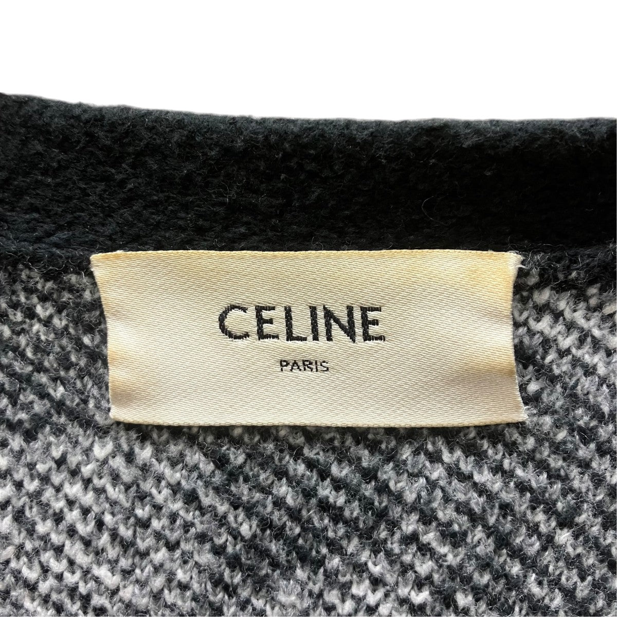 CELINE アーティストジャガードカーディガン エイミー・ドリアン 古着・中古-5枚目のアイテム画像