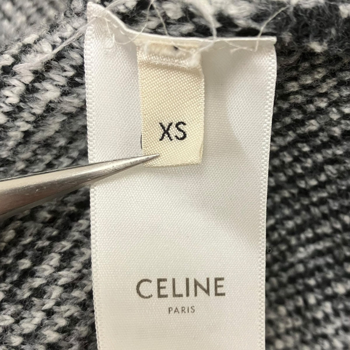 CELINE アーティストジャガードカーディガン エイミー・ドリアン 古着・中古-6枚目のアイテム画像