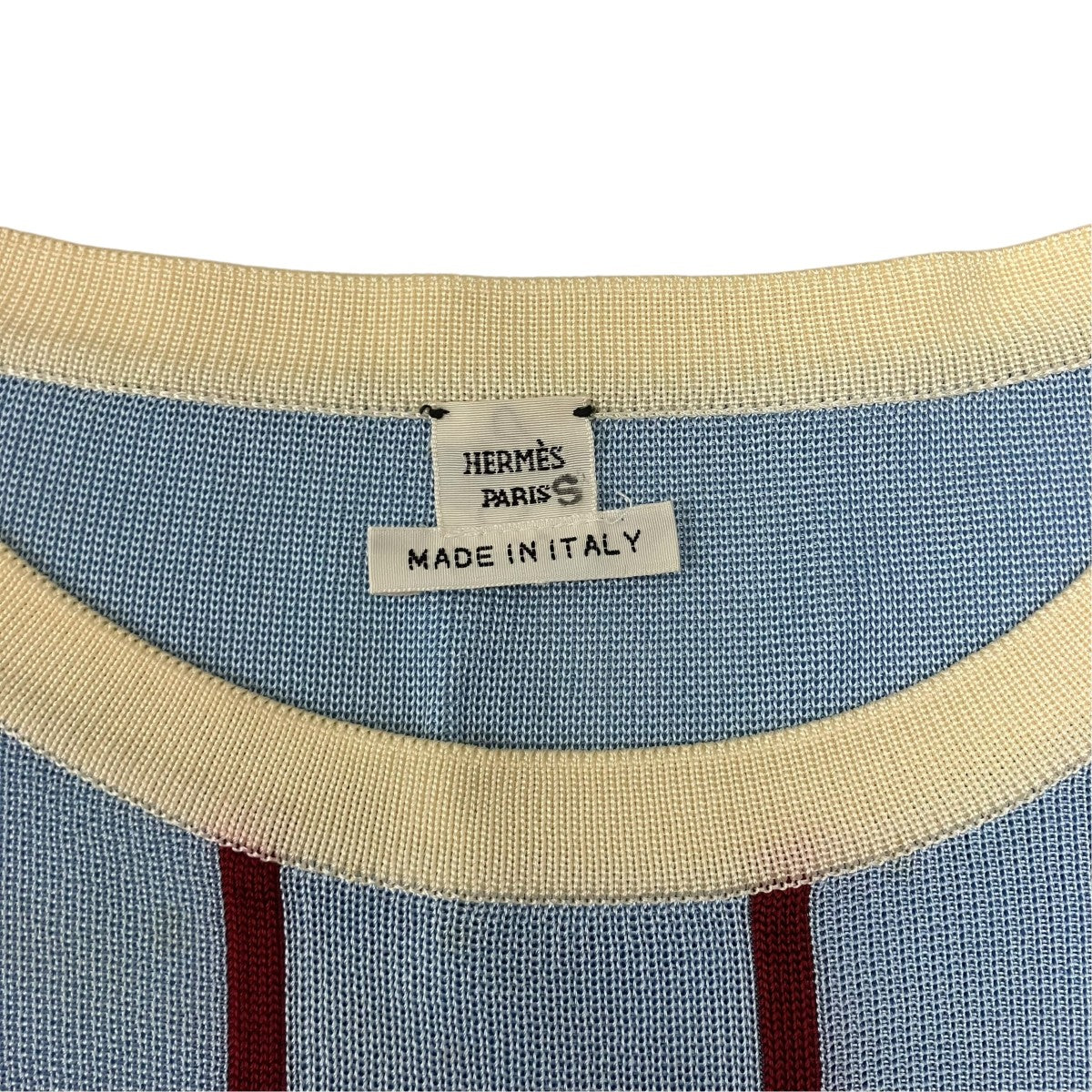 HERMES レーヨンニット 古着・中古-7枚目のアイテム画像