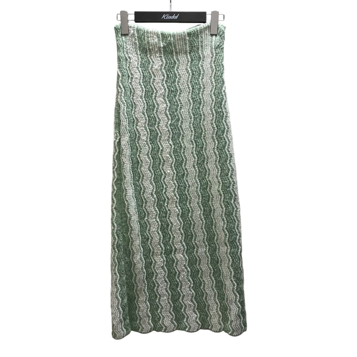 JIL SANDER コットンニットスカート 古着・中古-1枚目のアイテム画像