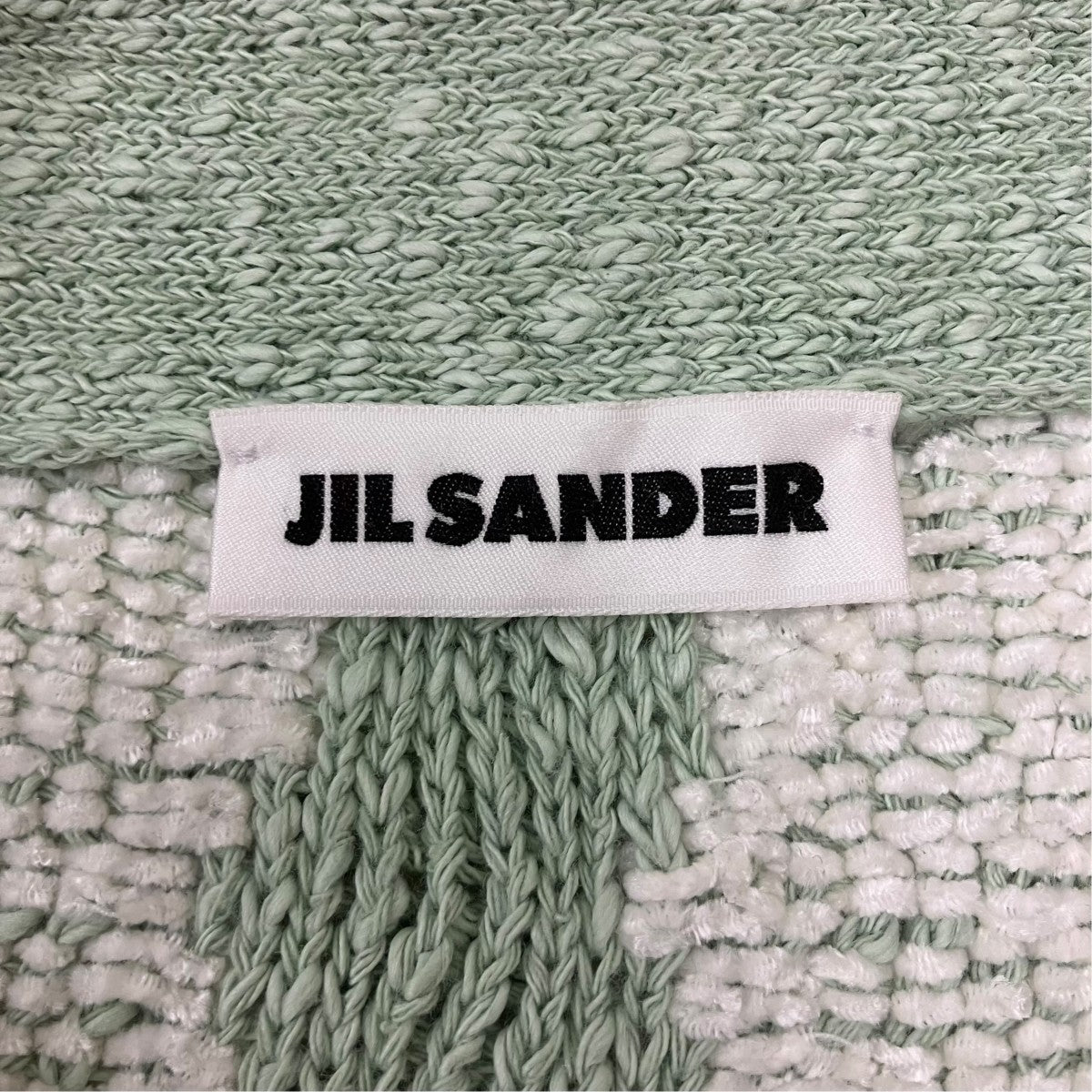 JIL SANDER コットンニットスカート 古着・中古-5枚目のアイテム画像