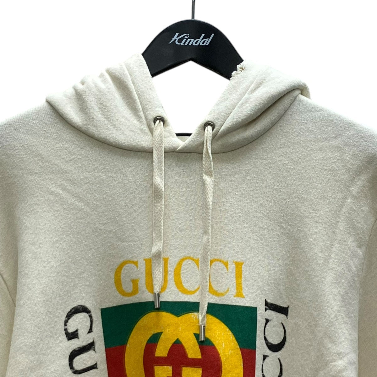 GUCCI ヴィンテージロゴプルオーバーパカー 古着・中古-2枚目のアイテム画像