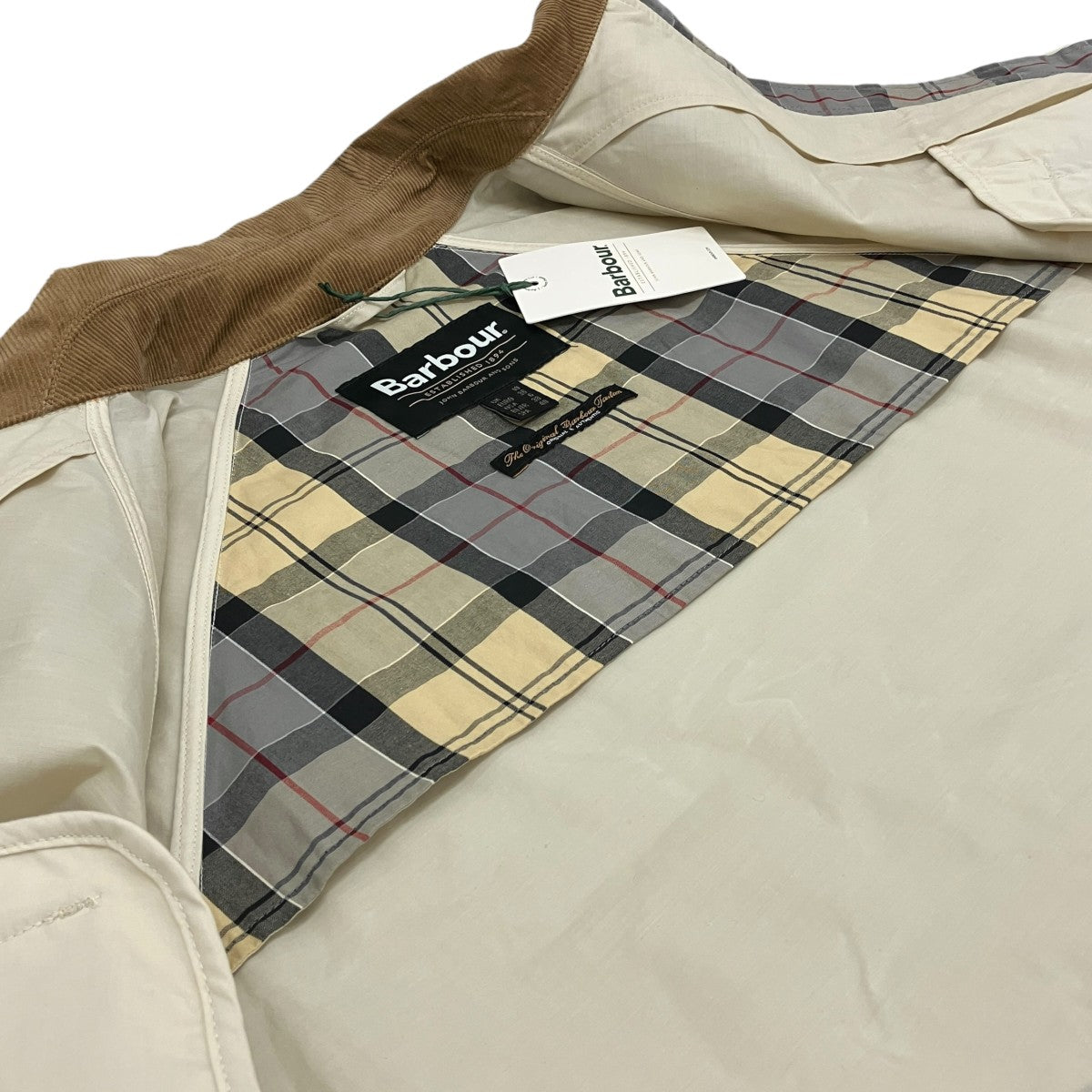 Barbour BEDALE ジップジャケットLSP0310CR31 古着・中古-6枚目のアイテム画像
