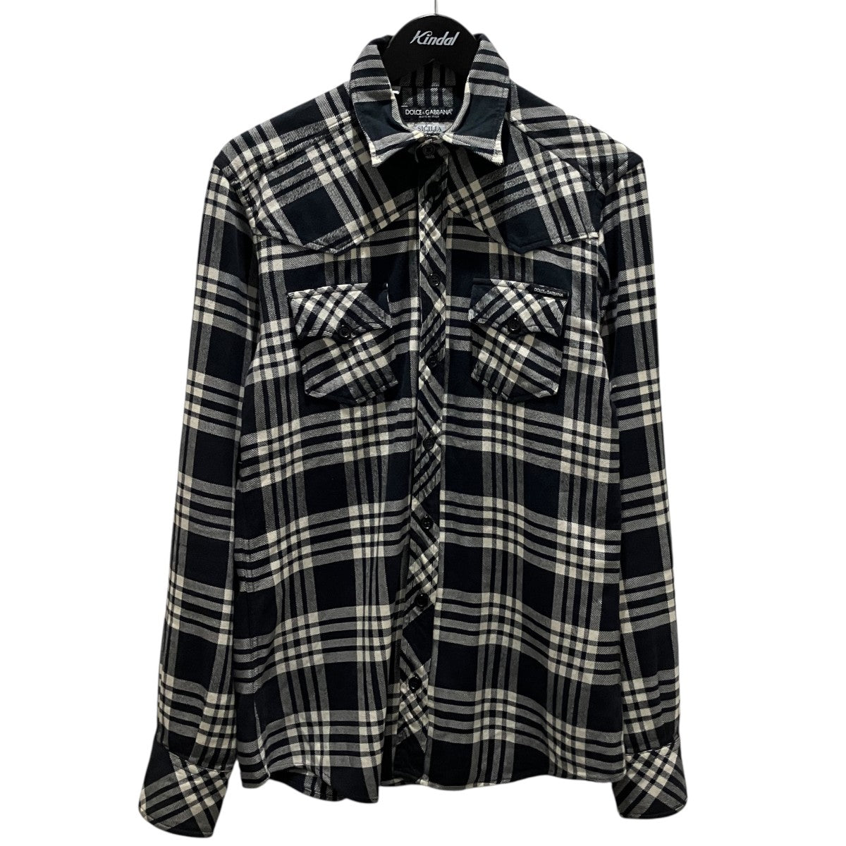 DOLCE ＆ GABBANA チェックシャツ 古着・中古-1枚目のアイテム画像