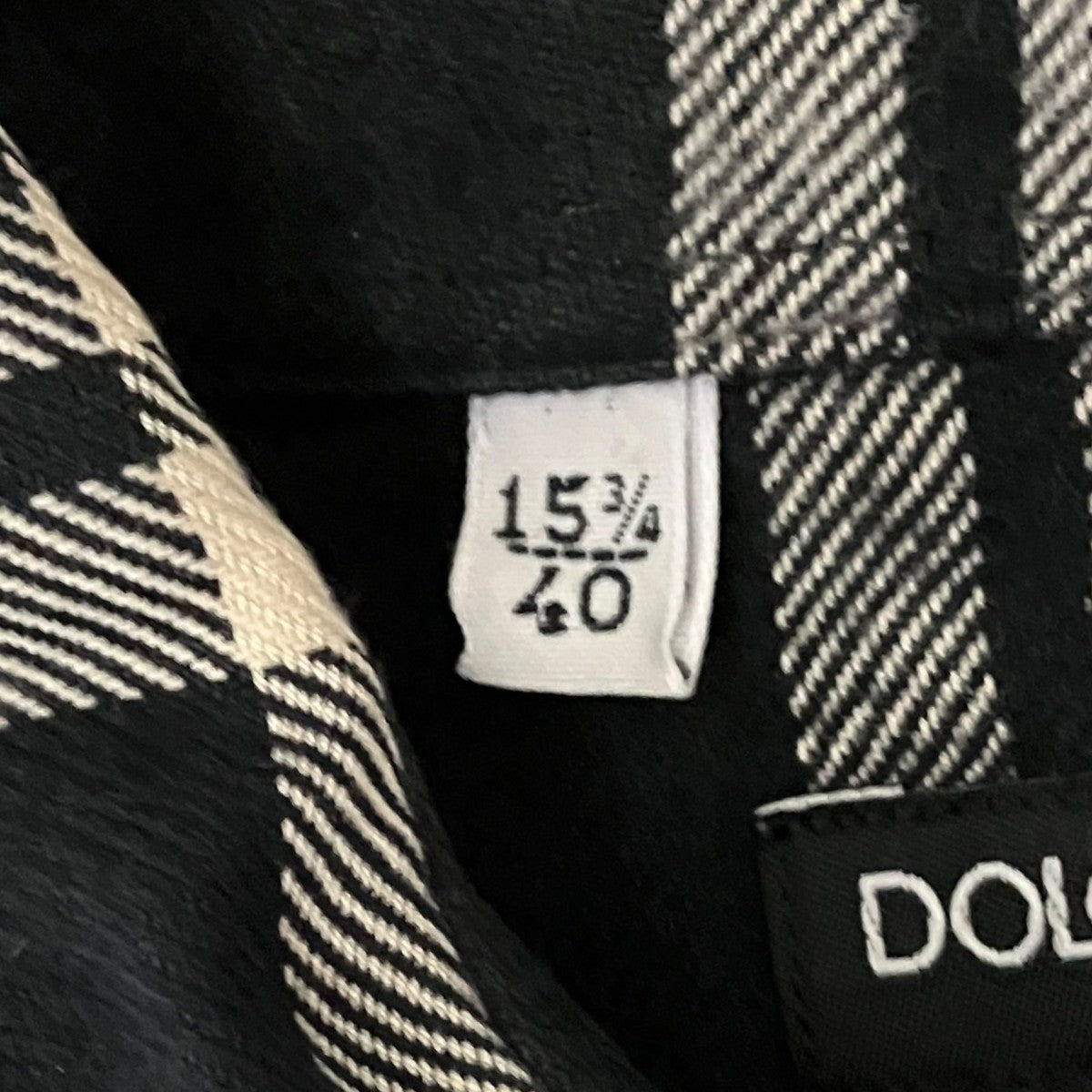 DOLCE ＆ GABBANA チェックシャツ 古着・中古-6枚目のアイテム画像