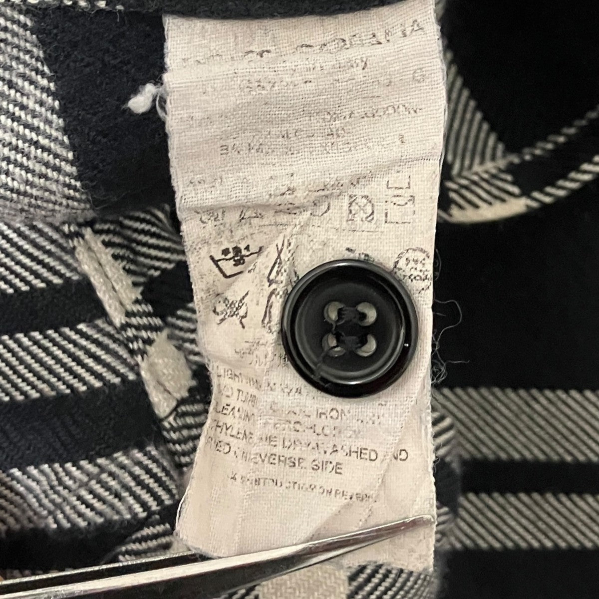 DOLCE ＆ GABBANA チェックシャツ 古着・中古-7枚目のアイテム画像