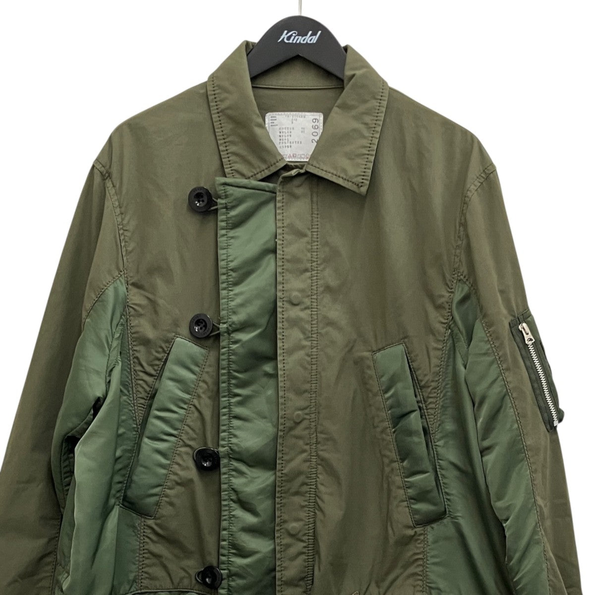 sacai 【NYLON OXFORD COAT】コート19-02069M 古着・中古-3枚目のアイテム画像