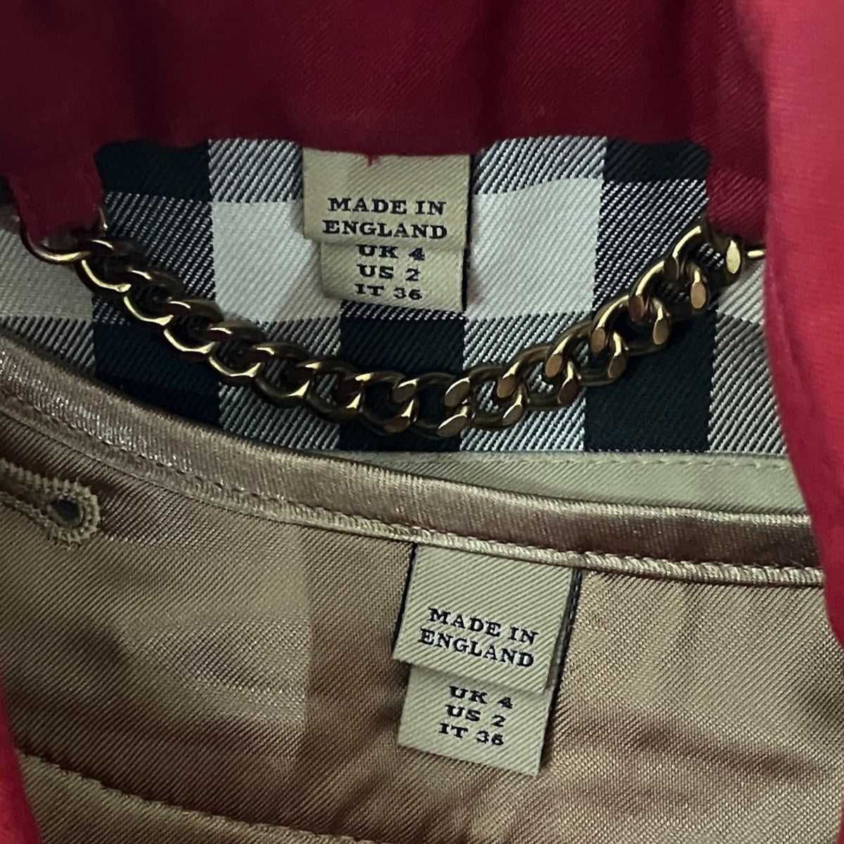 BURBERRY ライナー付トレンチコート 古着・中古-7枚目のアイテム画像