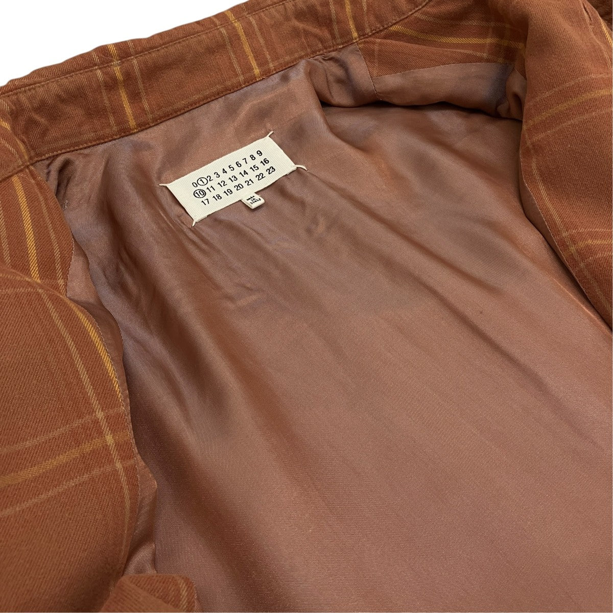 Maison Margiela 中綿チェックジャケットS51DT0006 古着・中古-6枚目のアイテム画像