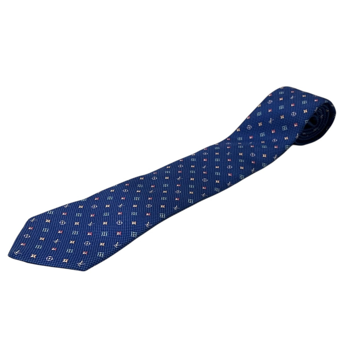 LOUIS VUITTON 【クラヴァット・モノグラム ハーロー 8CM】クラヴァット・モノグラム ハーロー ネクタイM76612 古着・中古-1枚目のアイテム画像