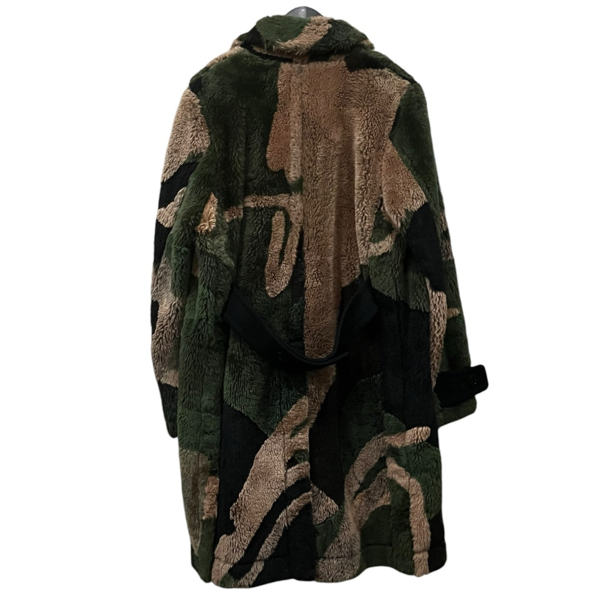 sacai×KAWS ファーコート 古着・中古-2枚目のアイテム画像