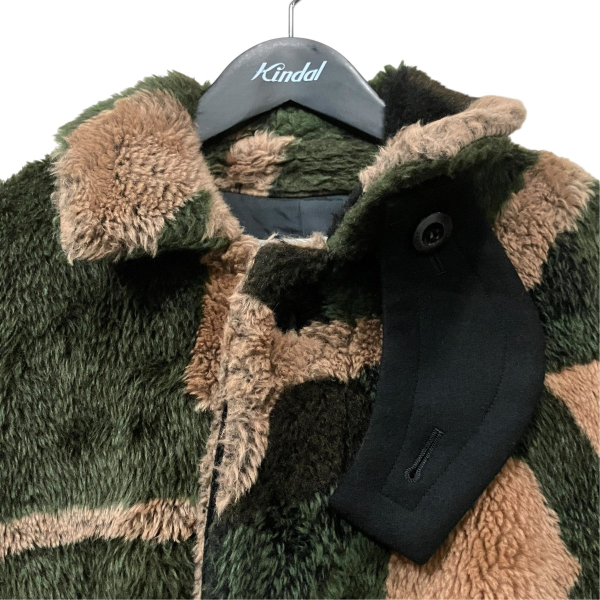 sacai×KAWS ファーコート 古着・中古-3枚目のアイテム画像