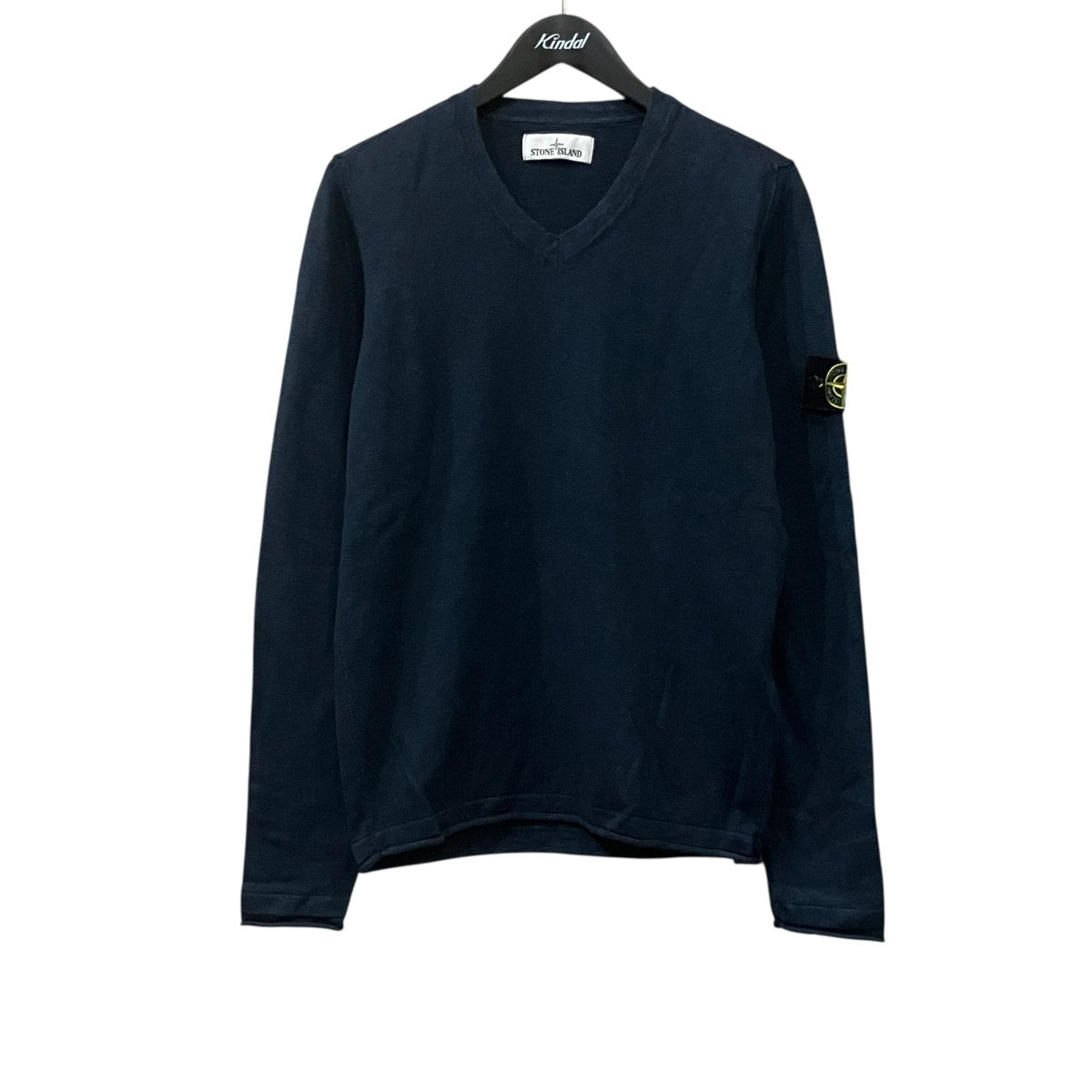 STONE ISLAND Vネックニット 古着・中古-1枚目のアイテム画像