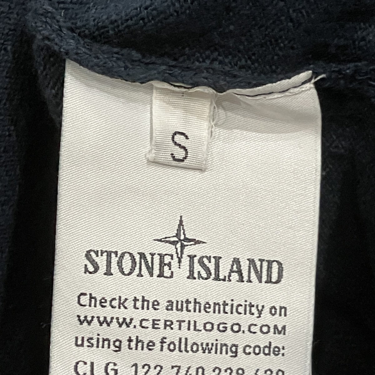 STONE ISLAND Vネックニット 古着・中古-5枚目のアイテム画像