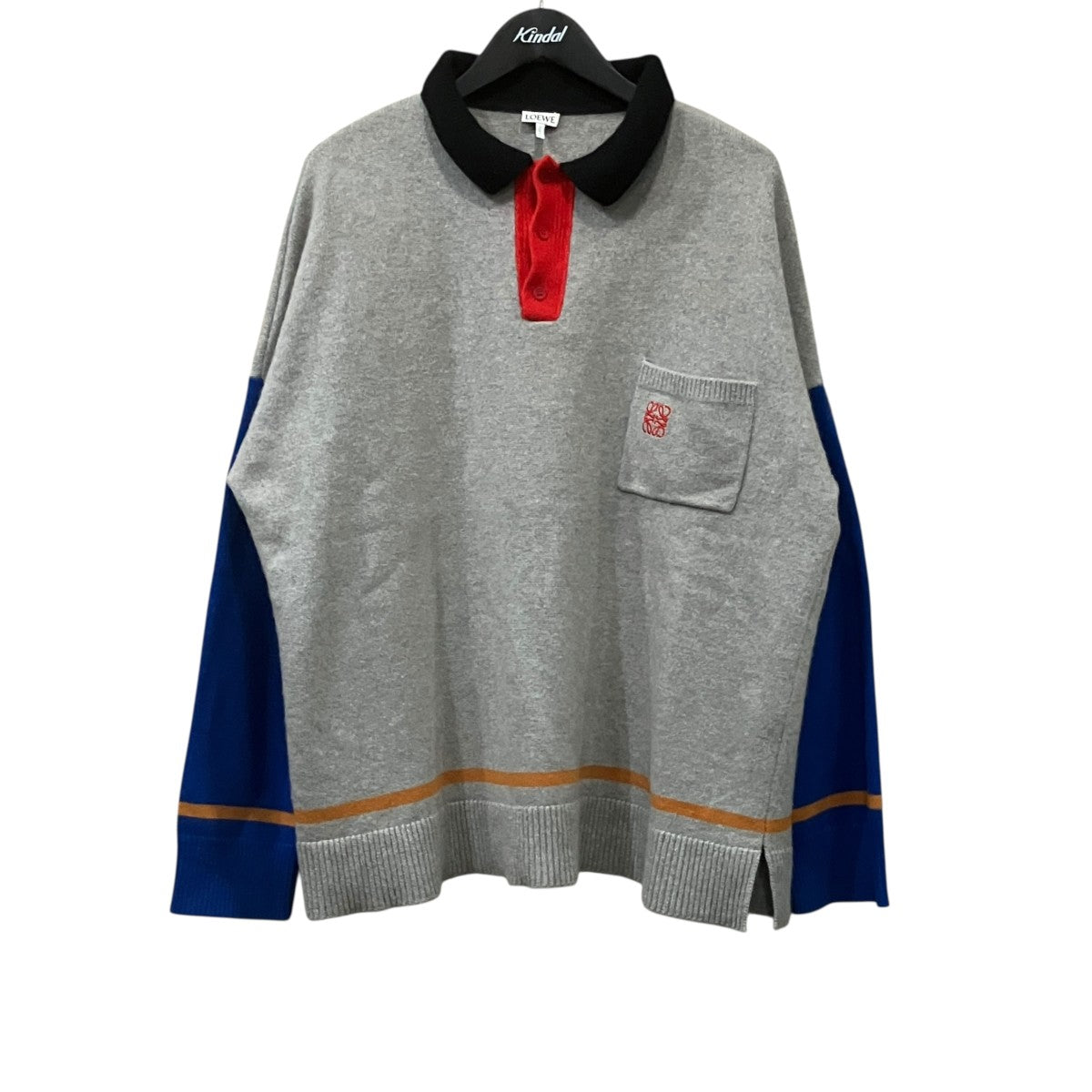 LOEWE ニットポロシャツ 古着・中古-1枚目のアイテム画像