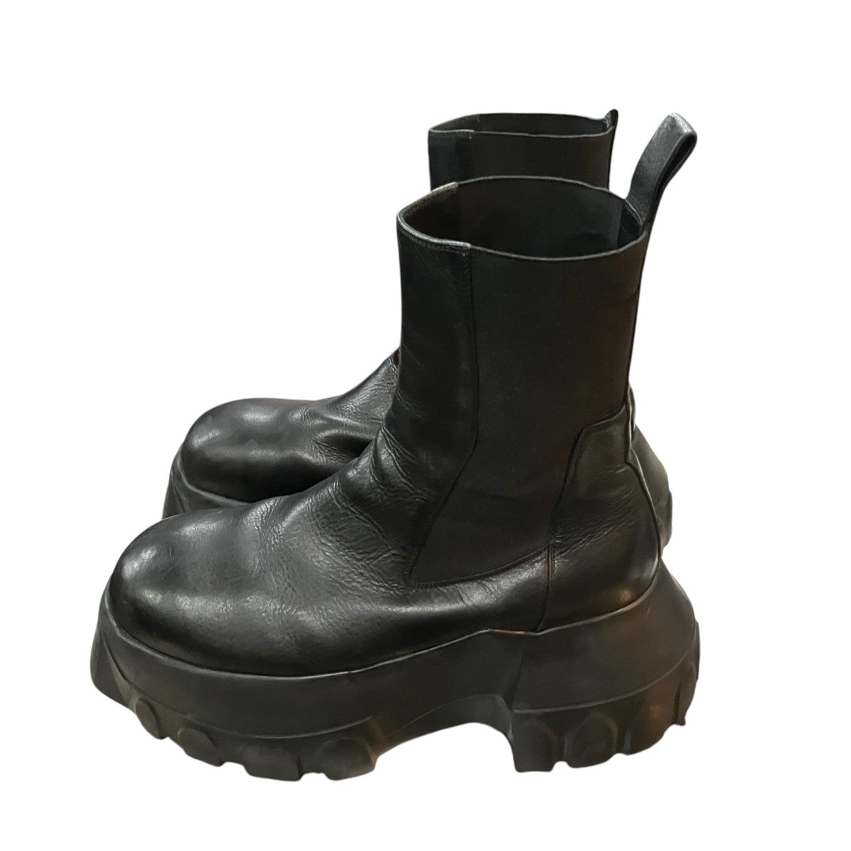 RICK OWENS BEATLE MEGA TRACTORサイドゴアブーツRU02E1860 古着・中古-3枚目のアイテム画像
