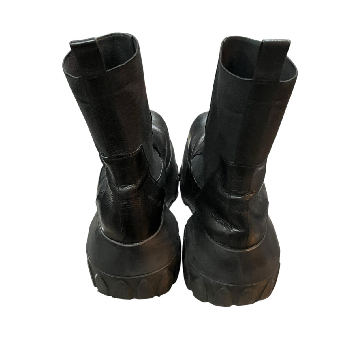 RICK OWENS BEATLE MEGA TRACTORサイドゴアブーツRU02E1860 古着・中古-4枚目のアイテム画像