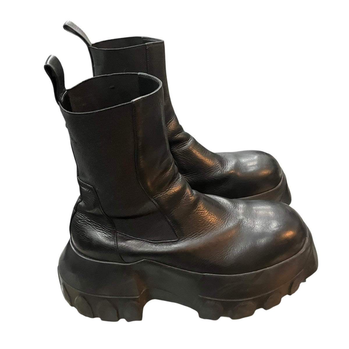 RICK OWENS BEATLE MEGA TRACTORサイドゴアブーツRU02E1860 古着・中古-5枚目のアイテム画像