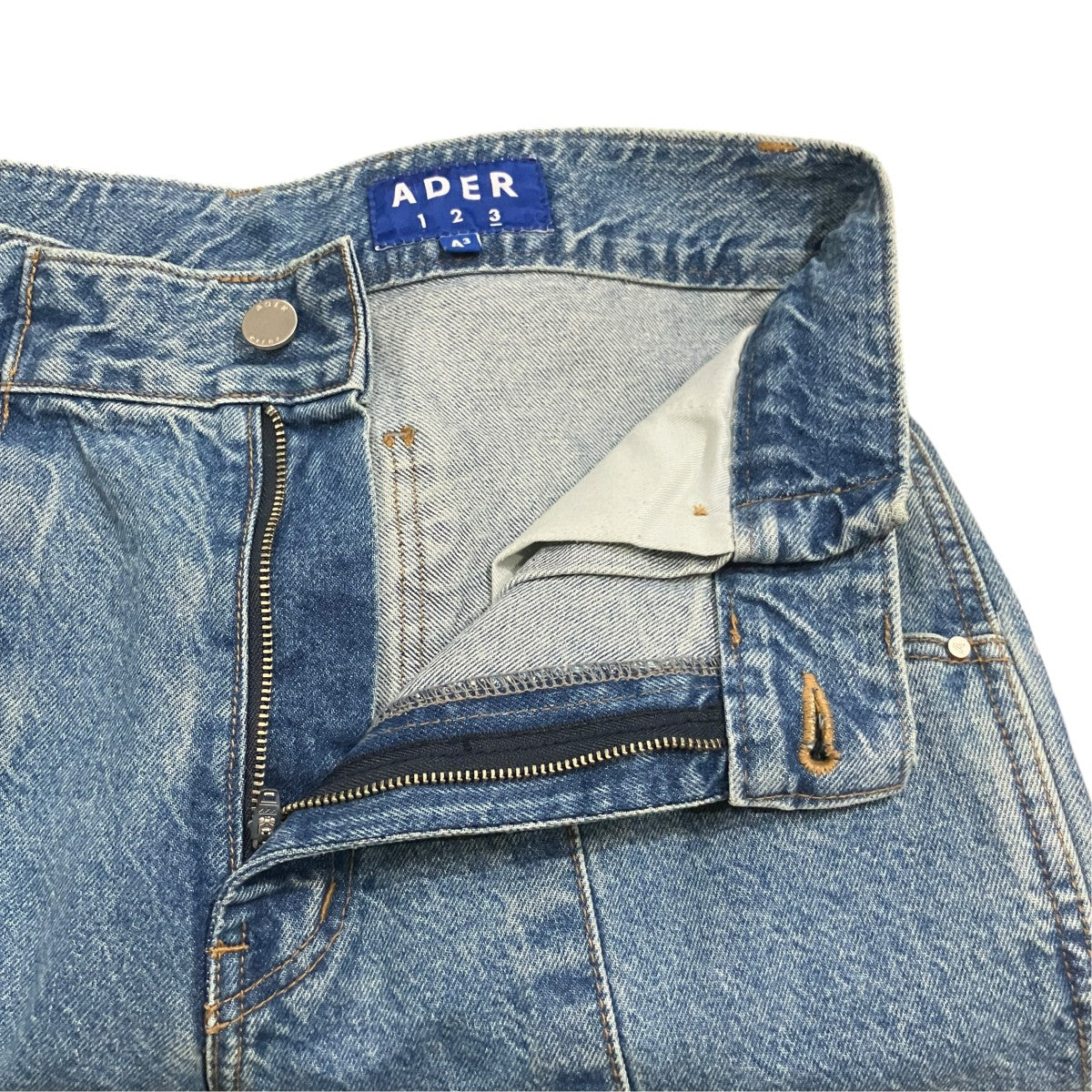 ADER error ロゴ刺繍デニムんパンツ 古着・中古-5枚目のアイテム画像