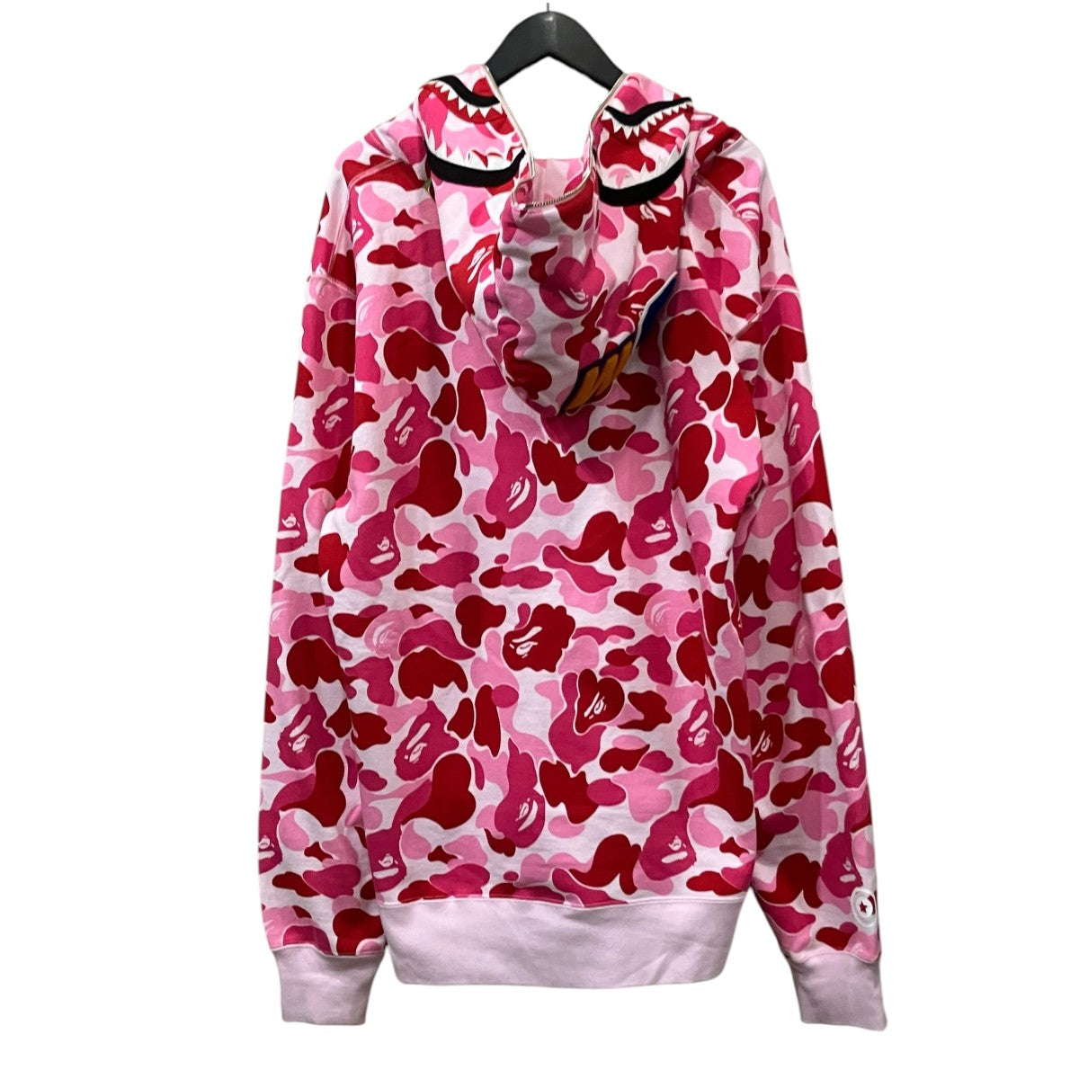 A BATHING APE シャークハーフジップパーカー 古着・中古-2枚目のアイテム画像