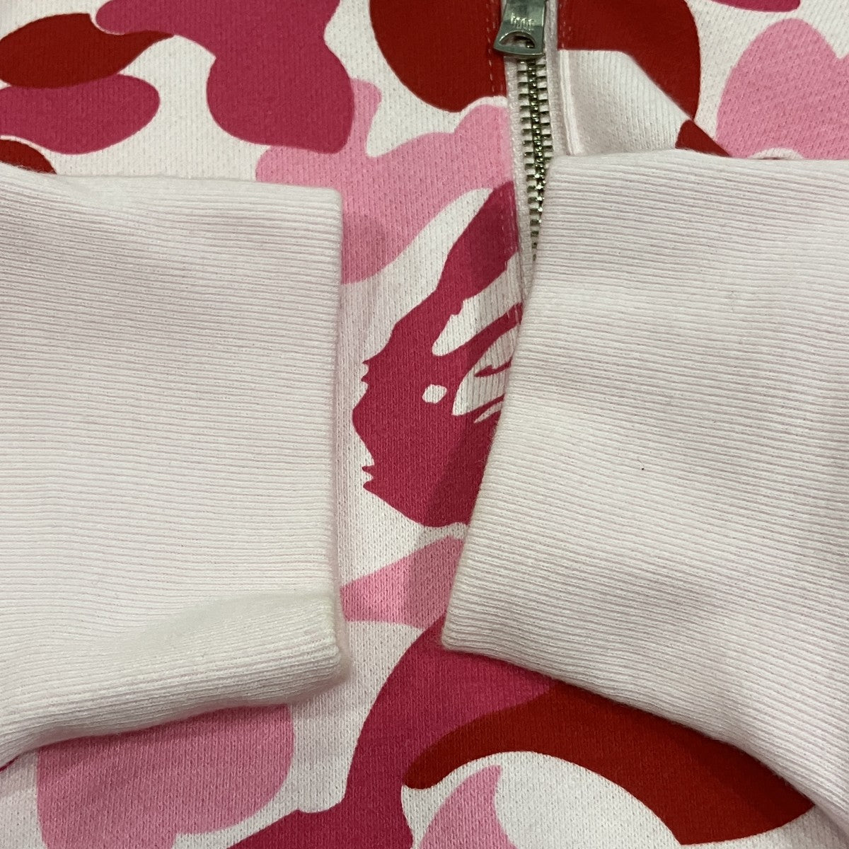 A BATHING APE シャークハーフジップパーカー 古着・中古-4枚目のアイテム画像