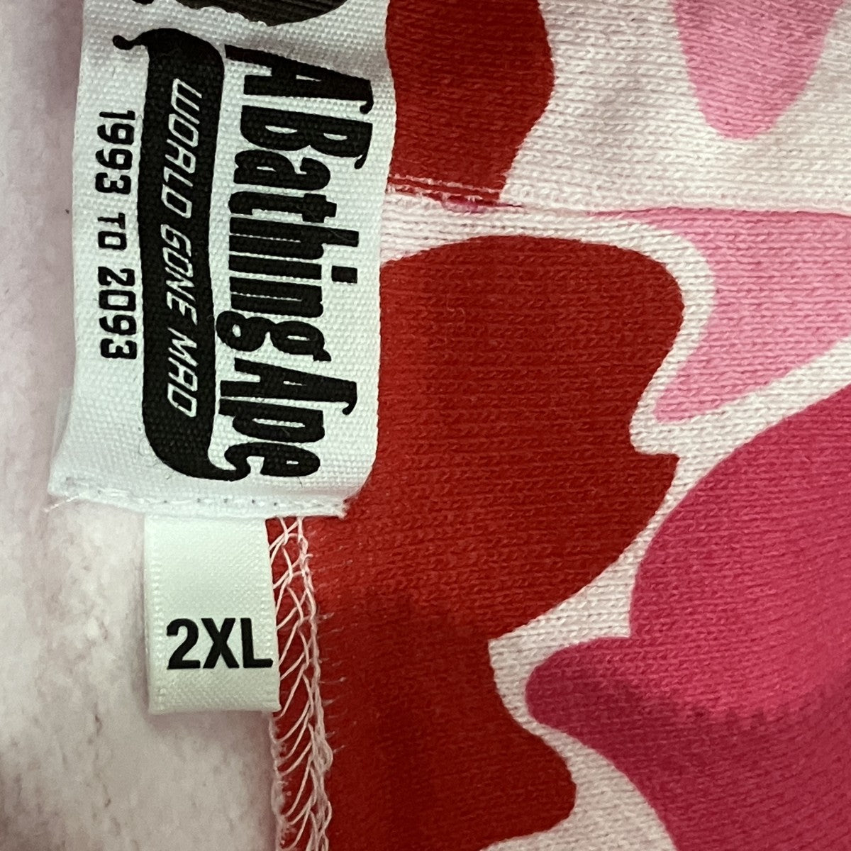 A BATHING APE シャークハーフジップパーカー 古着・中古-5枚目のアイテム画像