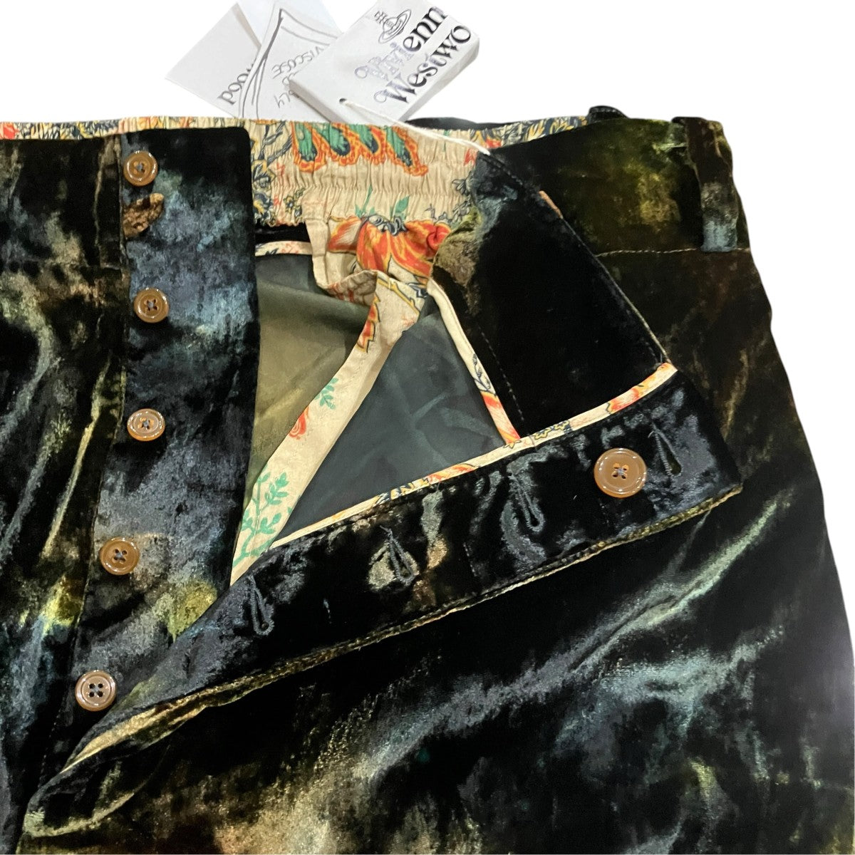 Vivienne Westwood WRECK TROUSERS ベロアパンツ 古着・中古-4枚目のアイテム画像
