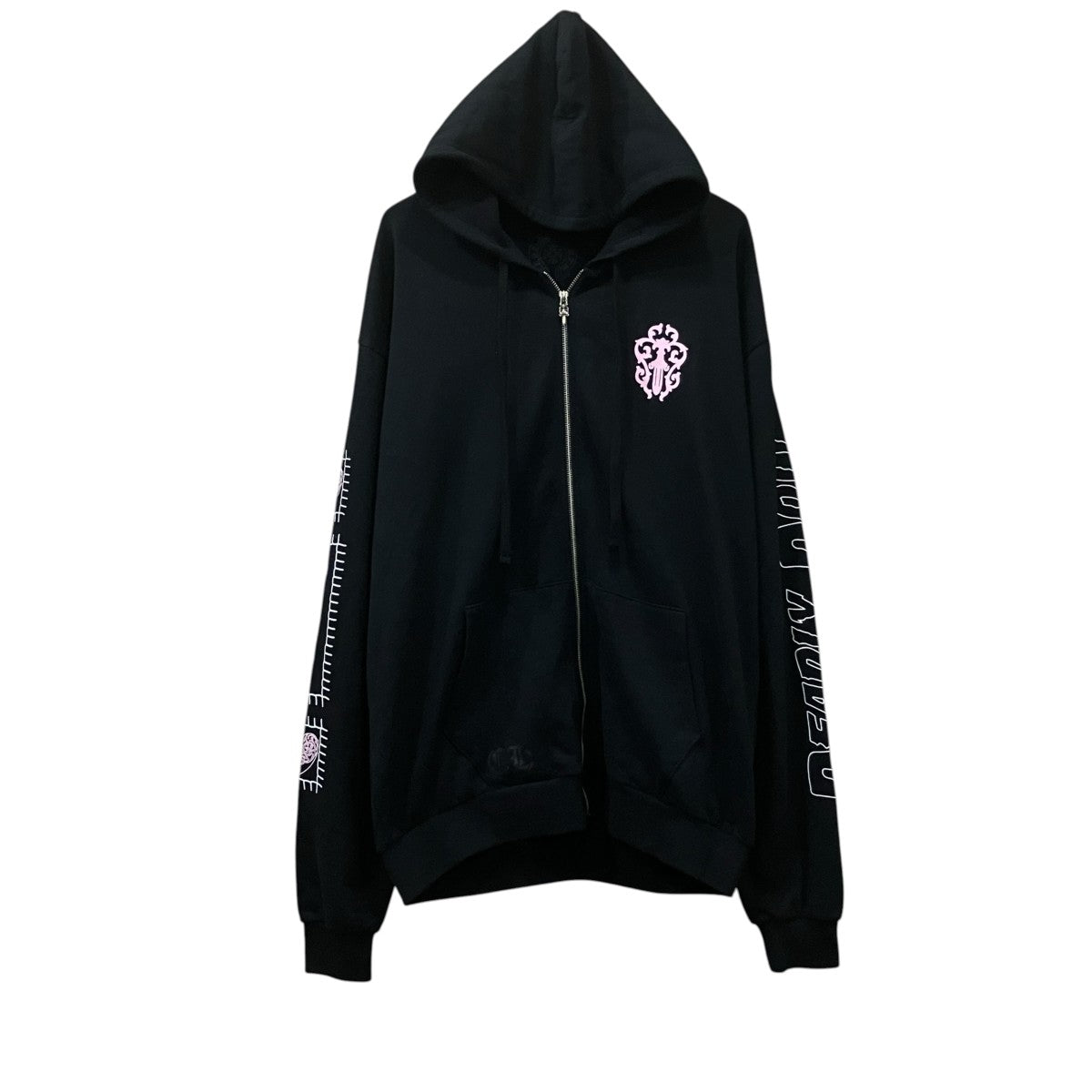 CHROME HEARTS DEADLY DOLL ZIP ジップパーカー 古着・中古-1枚目のアイテム画像