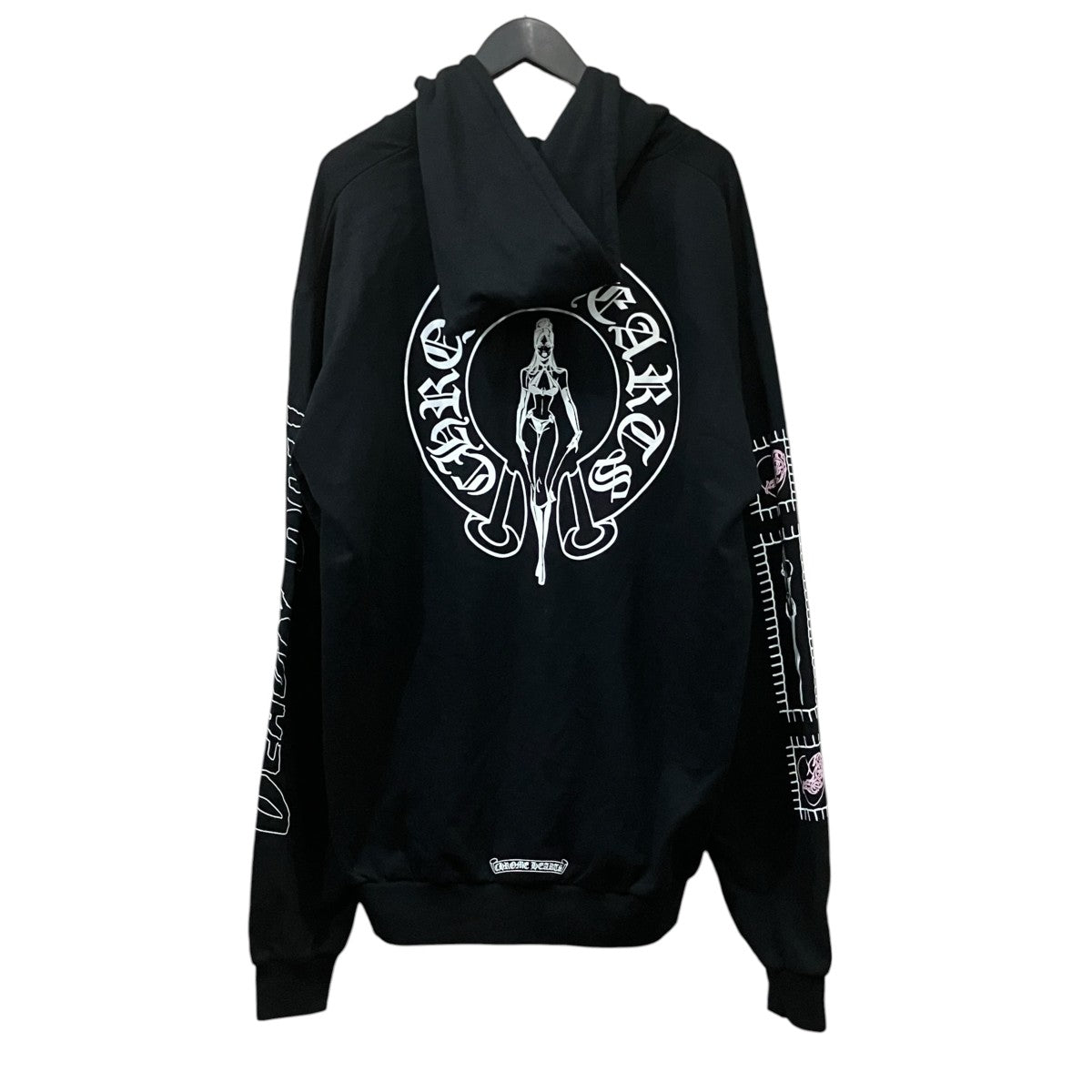 CHROME HEARTS DEADLY DOLL ZIP ジップパーカー 古着・中古-2枚目のアイテム画像