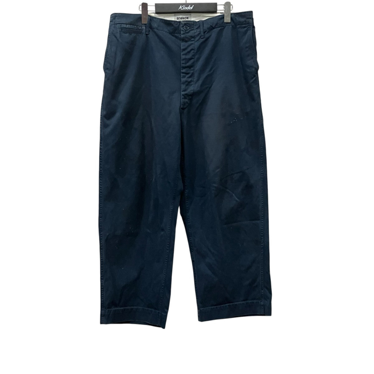 BOWWOW ｢ESSENTIAL CHINO PANTS AGED｣ ペイントワイドパンツ 古着・中古-1枚目のアイテム画像