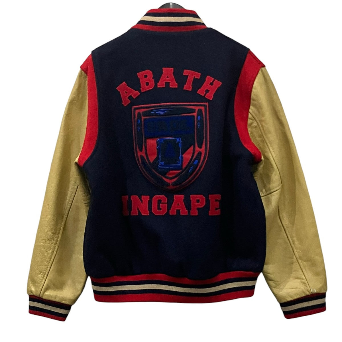 A BATHING APE ロゴワッペンスタジャン 古着・中古-2枚目のアイテム画像