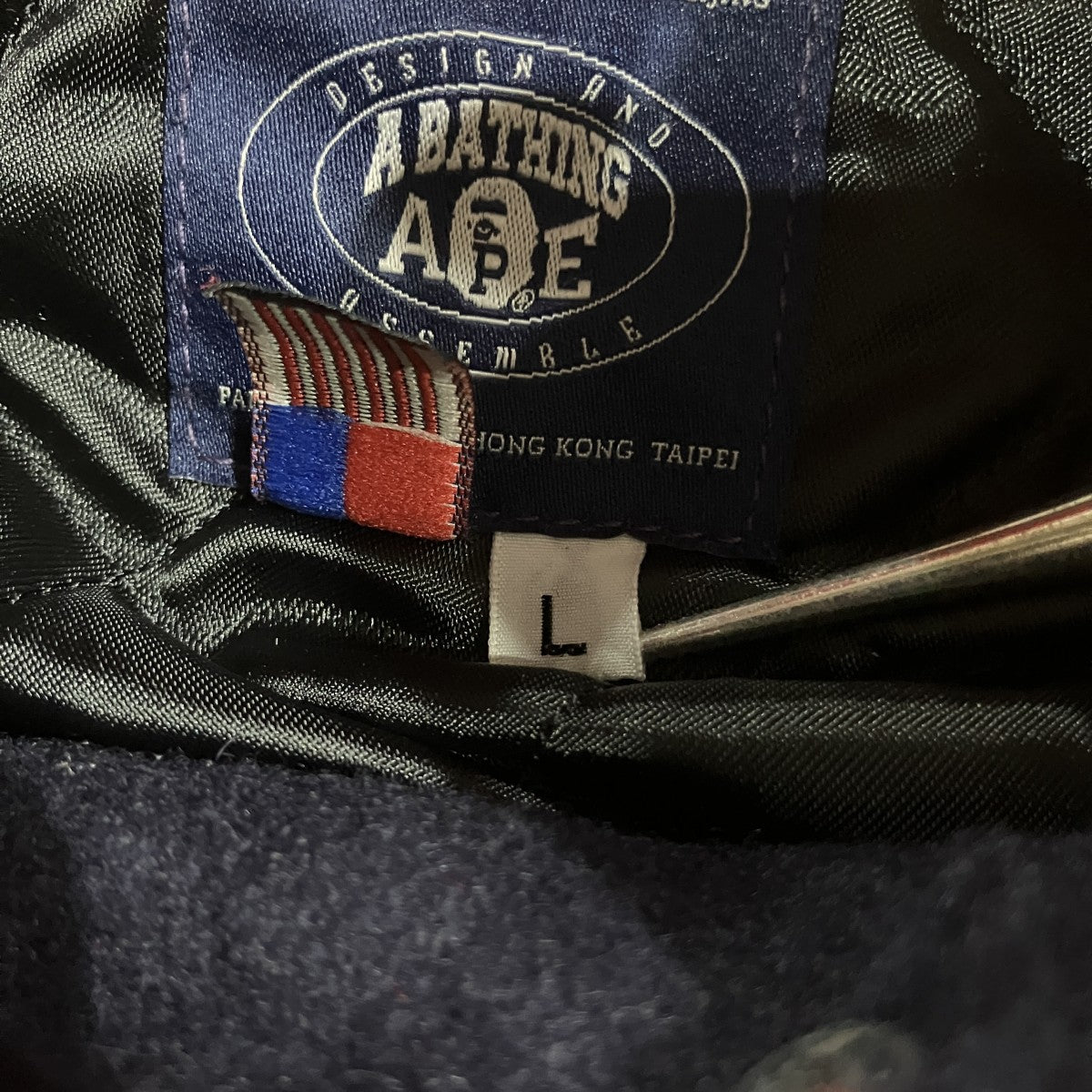 A BATHING APE ロゴワッペンスタジャン 古着・中古-5枚目のアイテム画像
