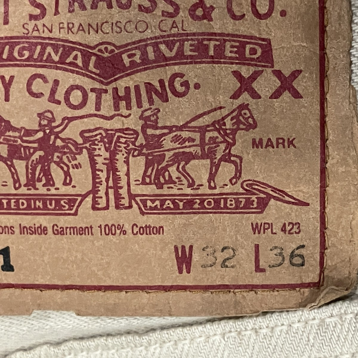 BLESS ｢Over jogging jeans｣ ドッキングスウェットパンツ 古着・中古-5枚目のアイテム画像