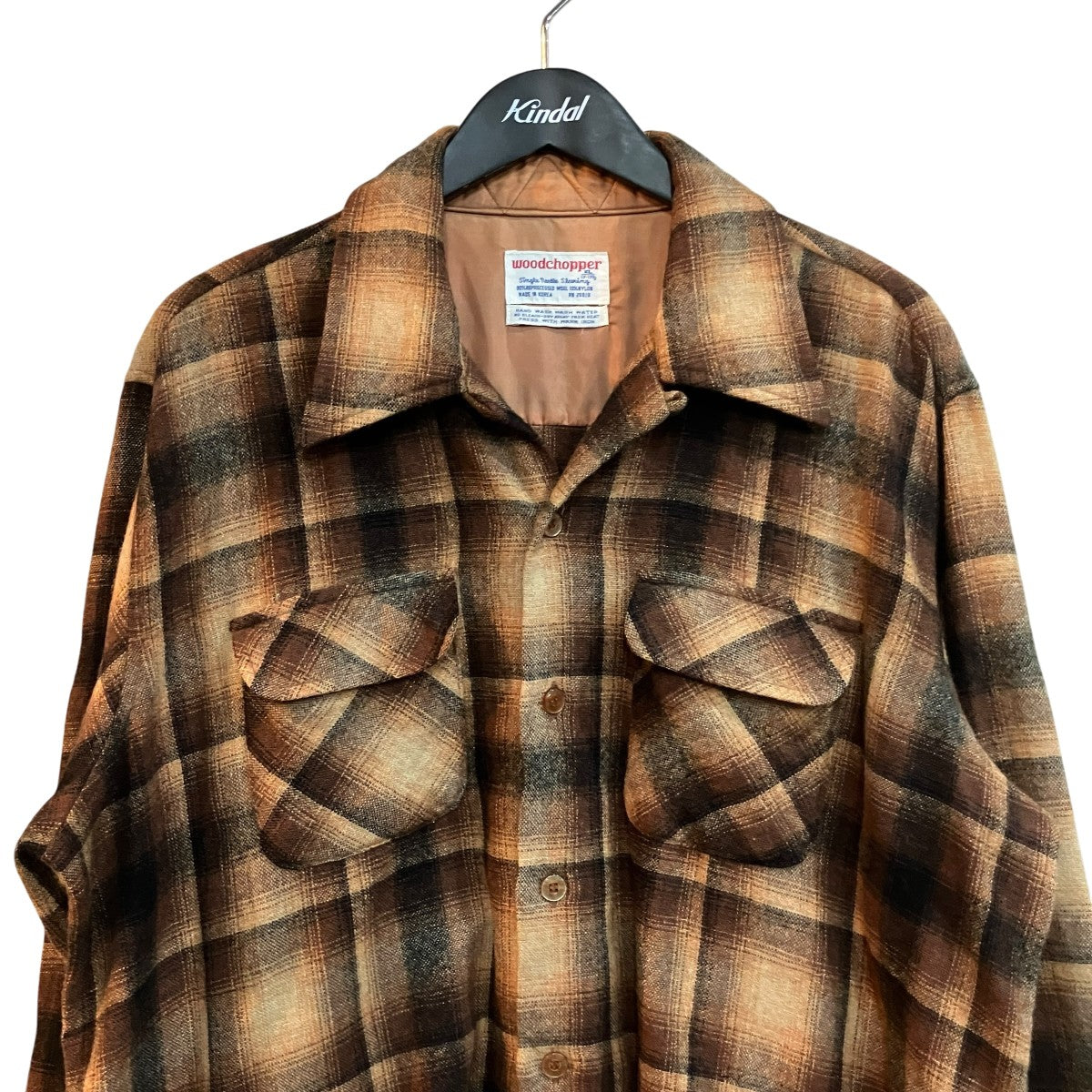 woodchopper オンブレシャツ 古着・中古-3枚目のアイテム画像
