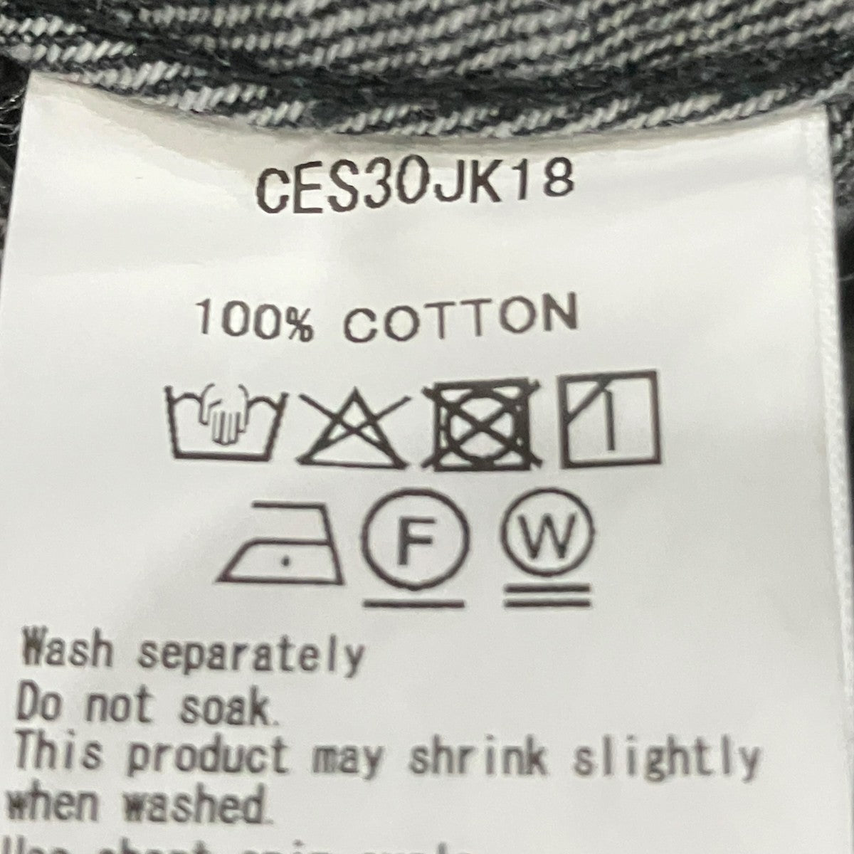 C．E Black NEP Denim Trucker Jacket デニムジャケット 古着・中古-6枚目のアイテム画像