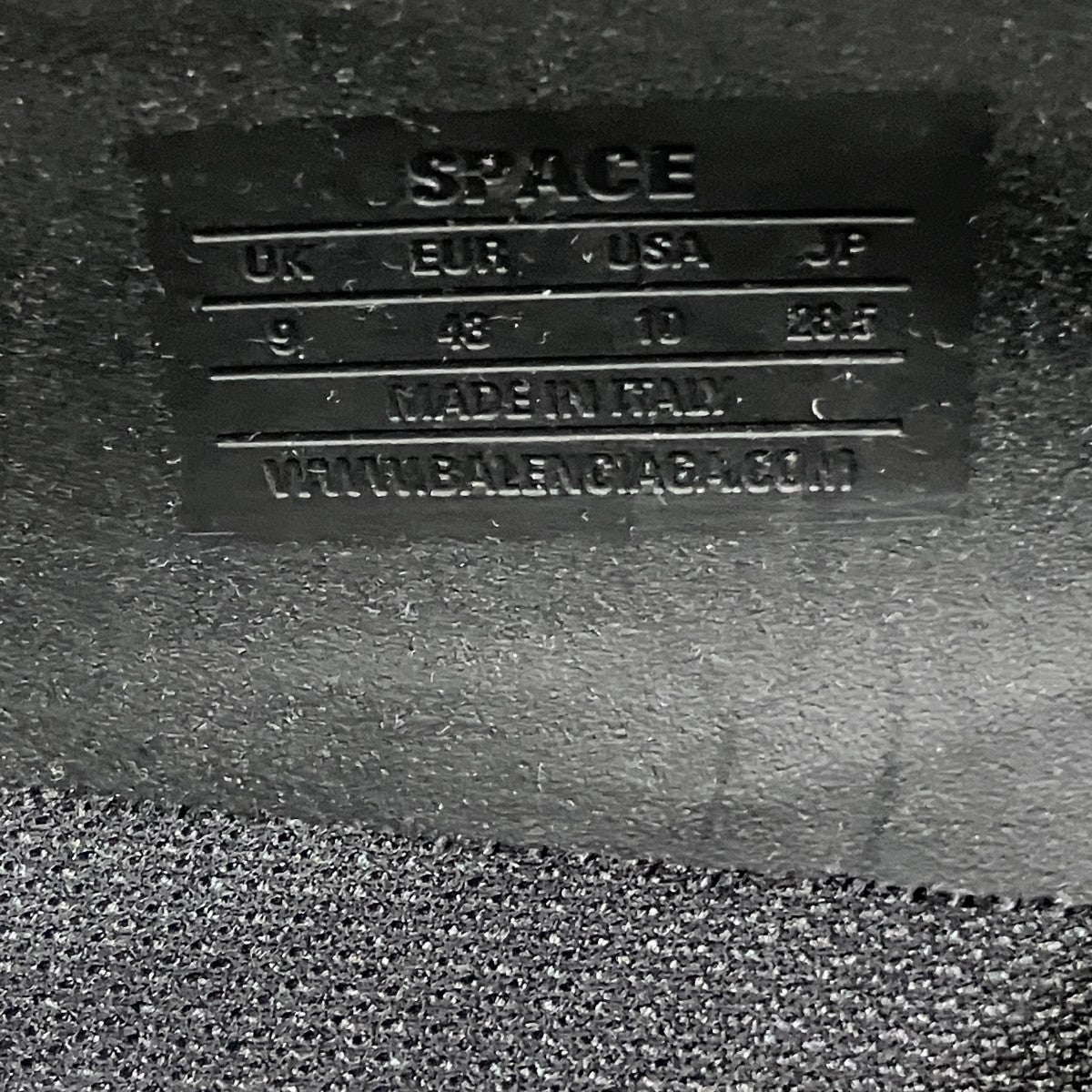 BALENCIAGA スペースシューズ 古着・中古-7枚目のアイテム画像
