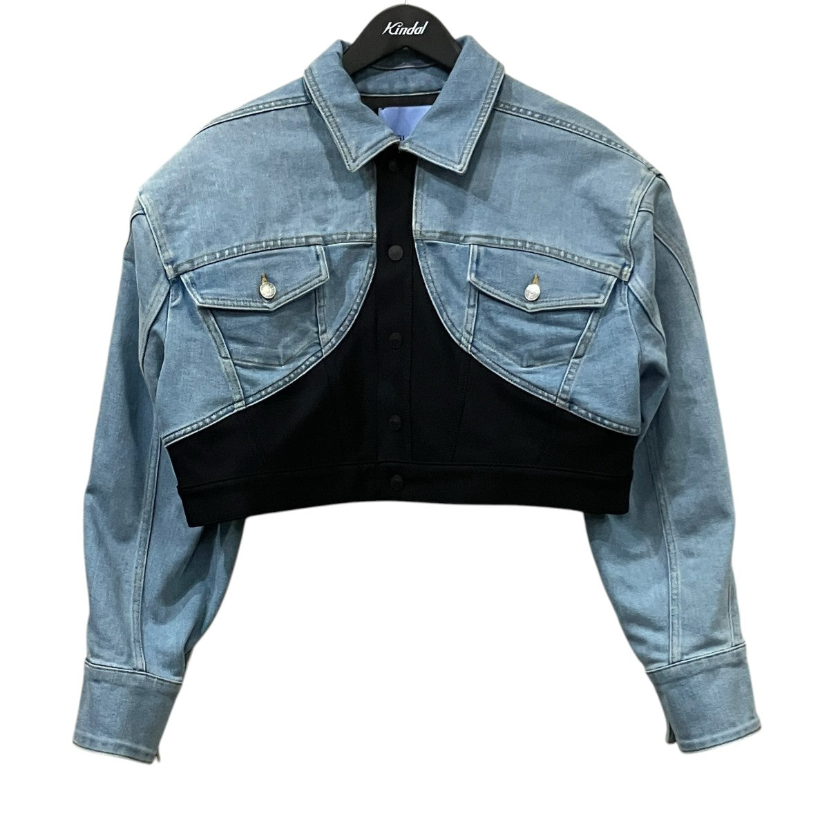 MUGLER ドッキングデニムジャケット 古着・中古-1枚目のアイテム画像