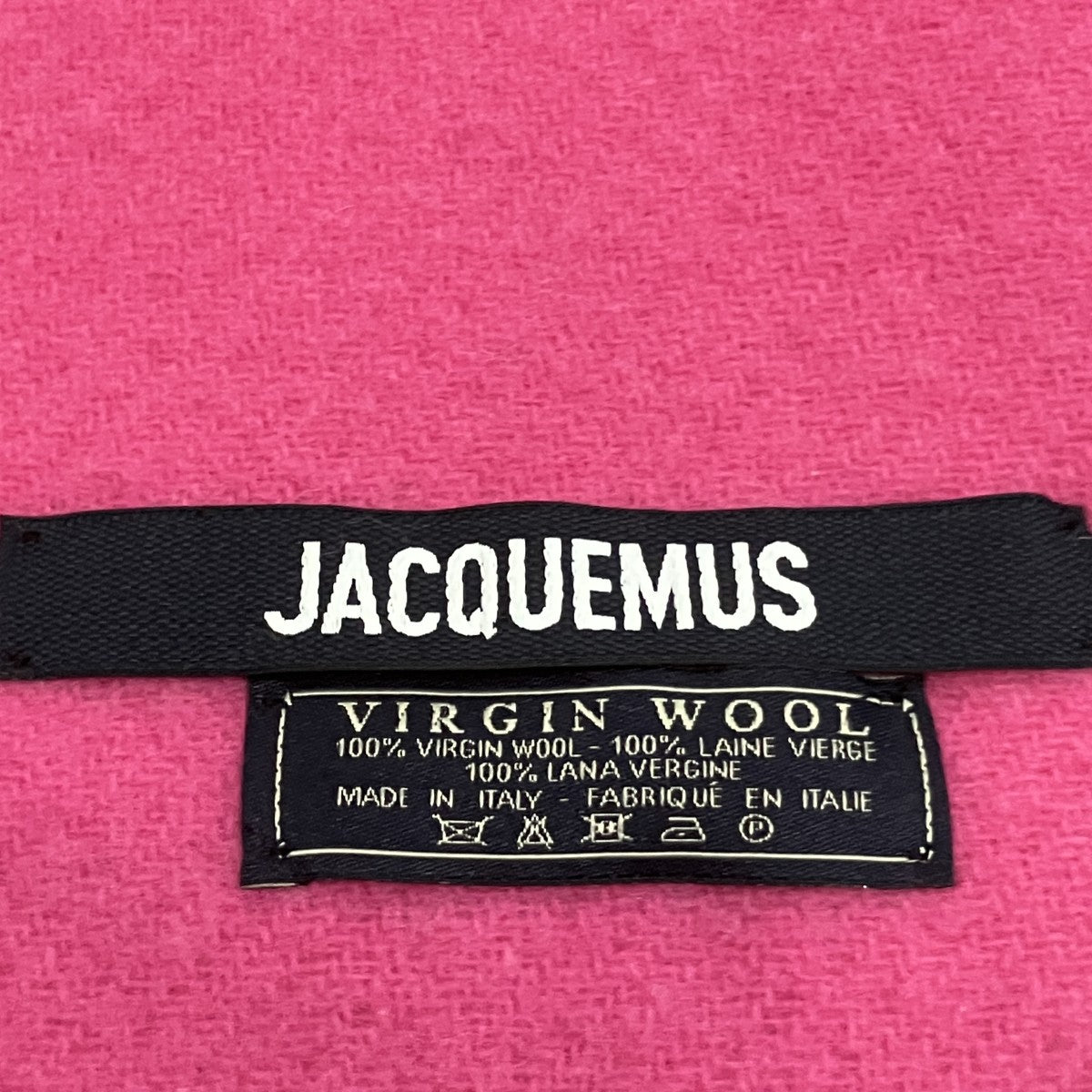 JACQUEMUS ロゴマフラー 古着・中古-5枚目のアイテム画像