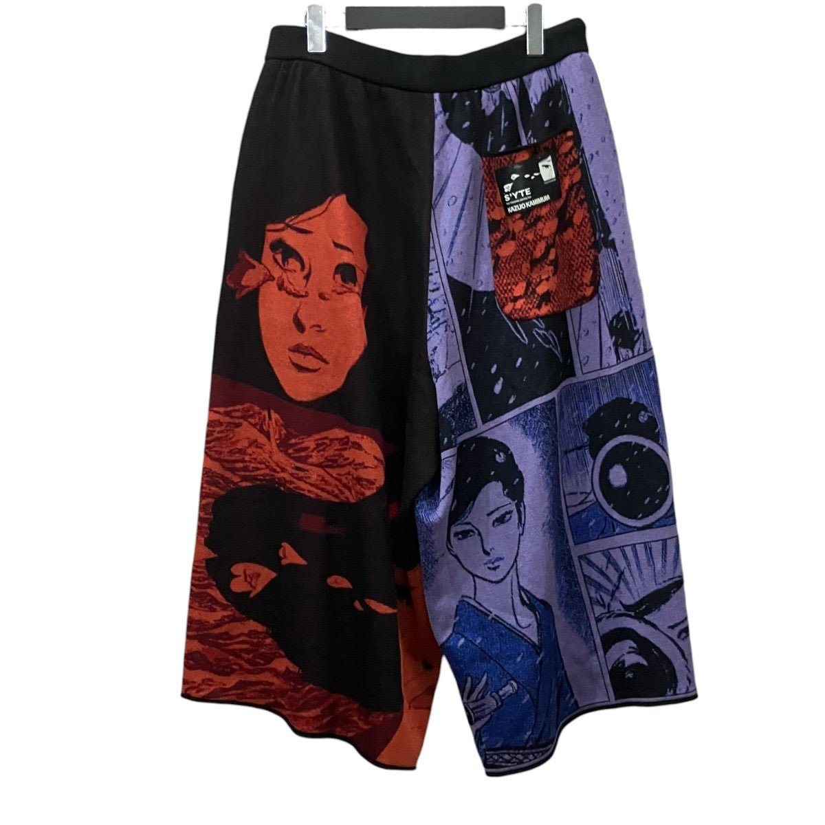 s’yte×Kazuo Kamimura ジャガードニットパンツ 古着・中古-2枚目のアイテム画像