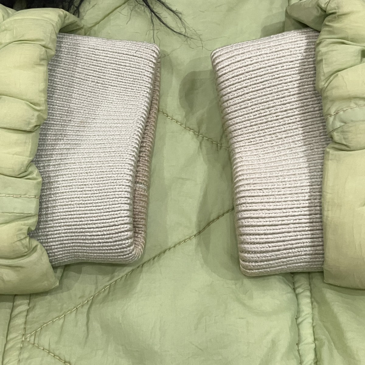 MM6 Maison Margiela ファーパデッドジャケット 古着・中古-4枚目のアイテム画像