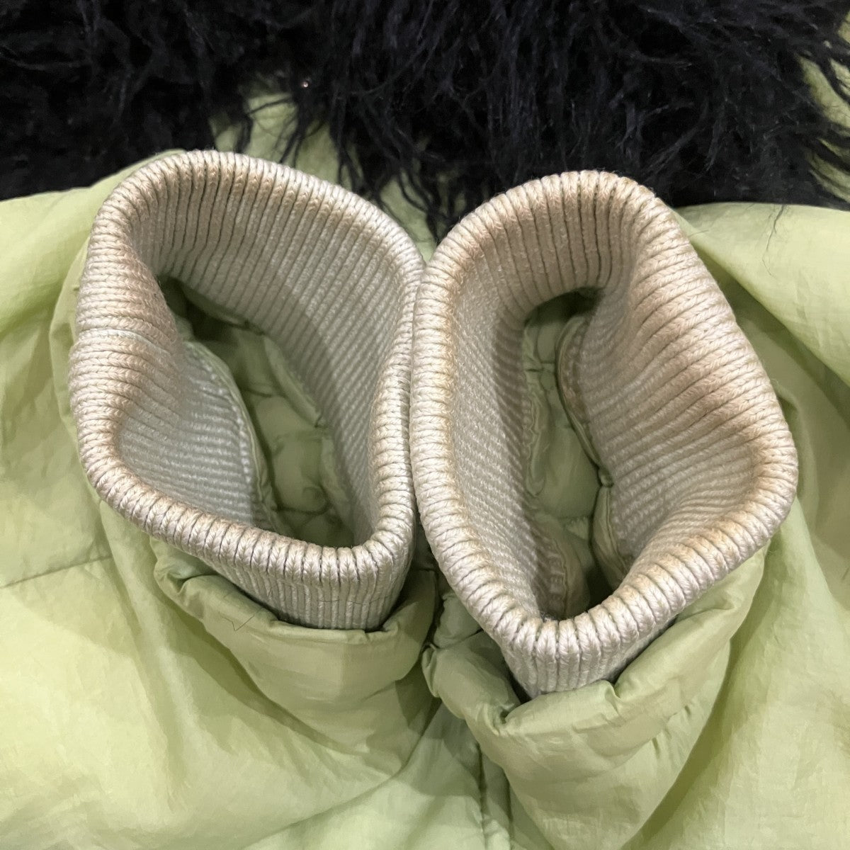 MM6 Maison Margiela ファーパデッドジャケット 古着・中古-6枚目のアイテム画像