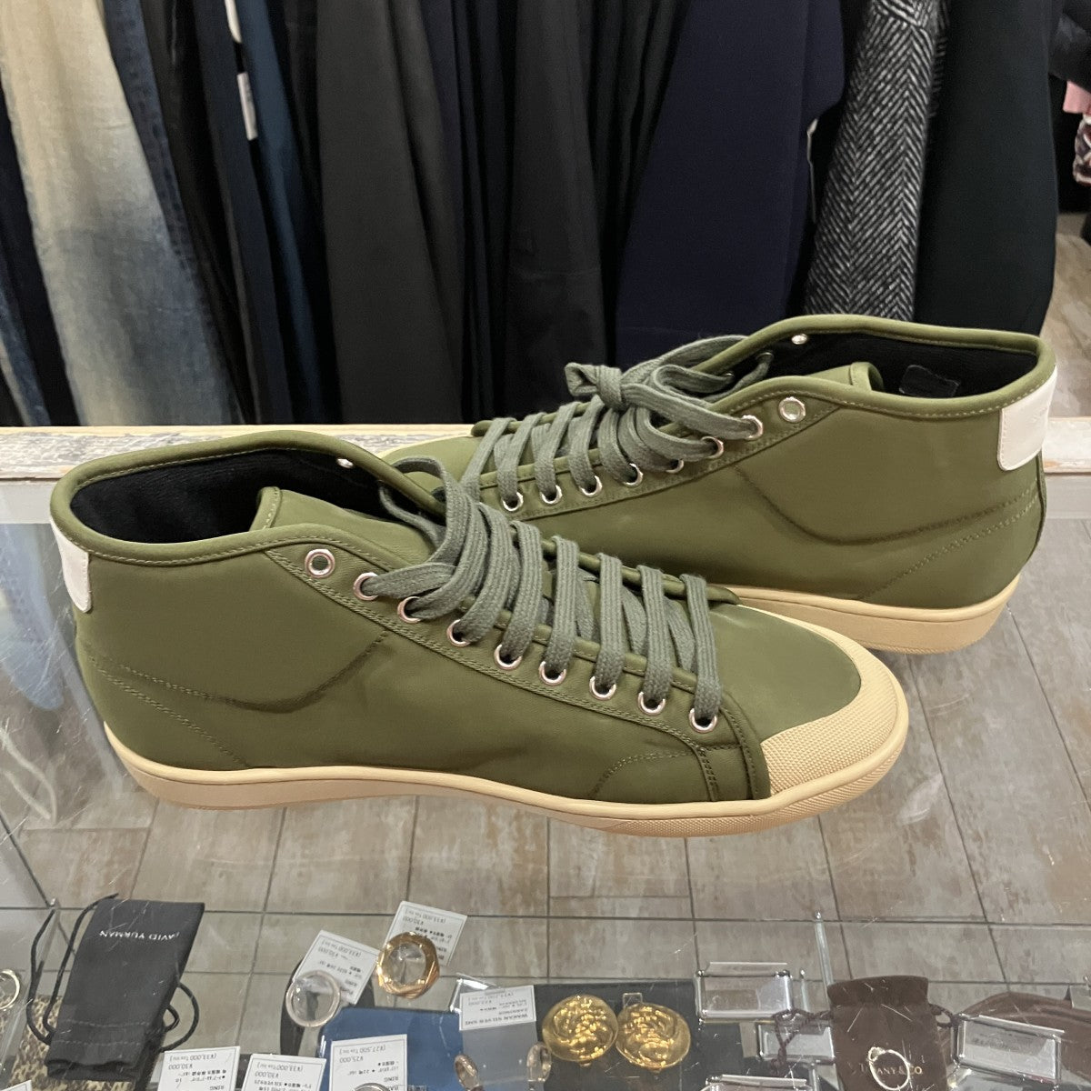 Saint Laurent Paris ハイカットスニーカー 古着・中古-5枚目のアイテム画像