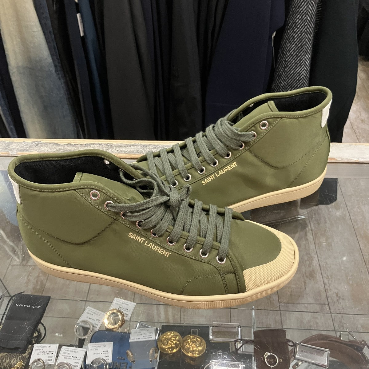 Saint Laurent Paris ハイカットスニーカー 古着・中古-6枚目のアイテム画像