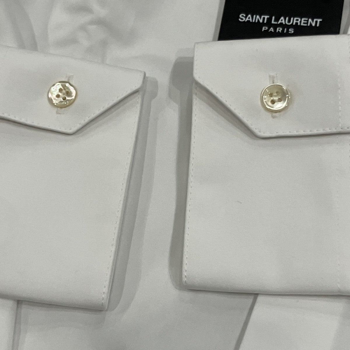 Saint Laurent Paris ドレスシャツ 古着・中古-4枚目のアイテム画像