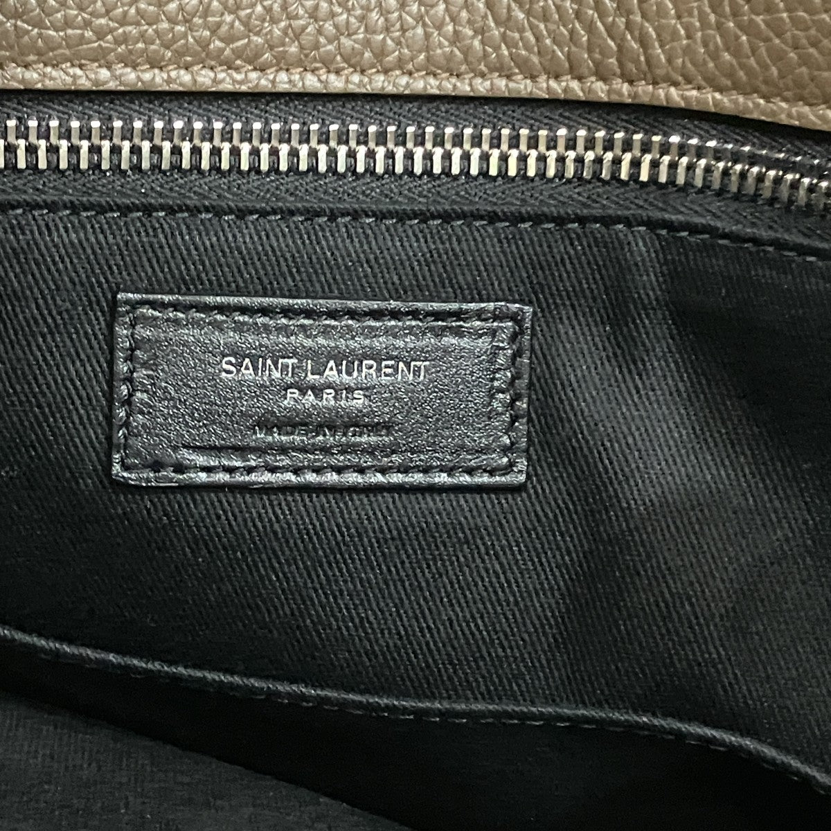 Saint Laurent Paris ｢ﾉｰｽ ｻｳｽ ｻｯｸ ﾄﾞ ｼﾞｭｰﾙ｣ レザートートバッグ 古着・中古-5枚目のアイテム画像