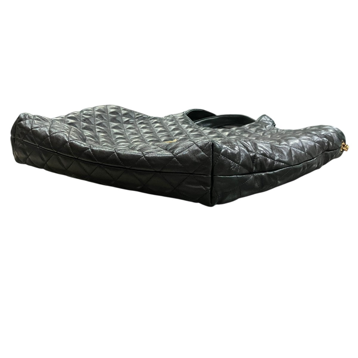 Saint Laurent Paris イカール マキシ ショッピングバッグ (ラムスキン／キルティング) イカールレザー トートバッグ 古着・中古-4枚目のアイテム画像