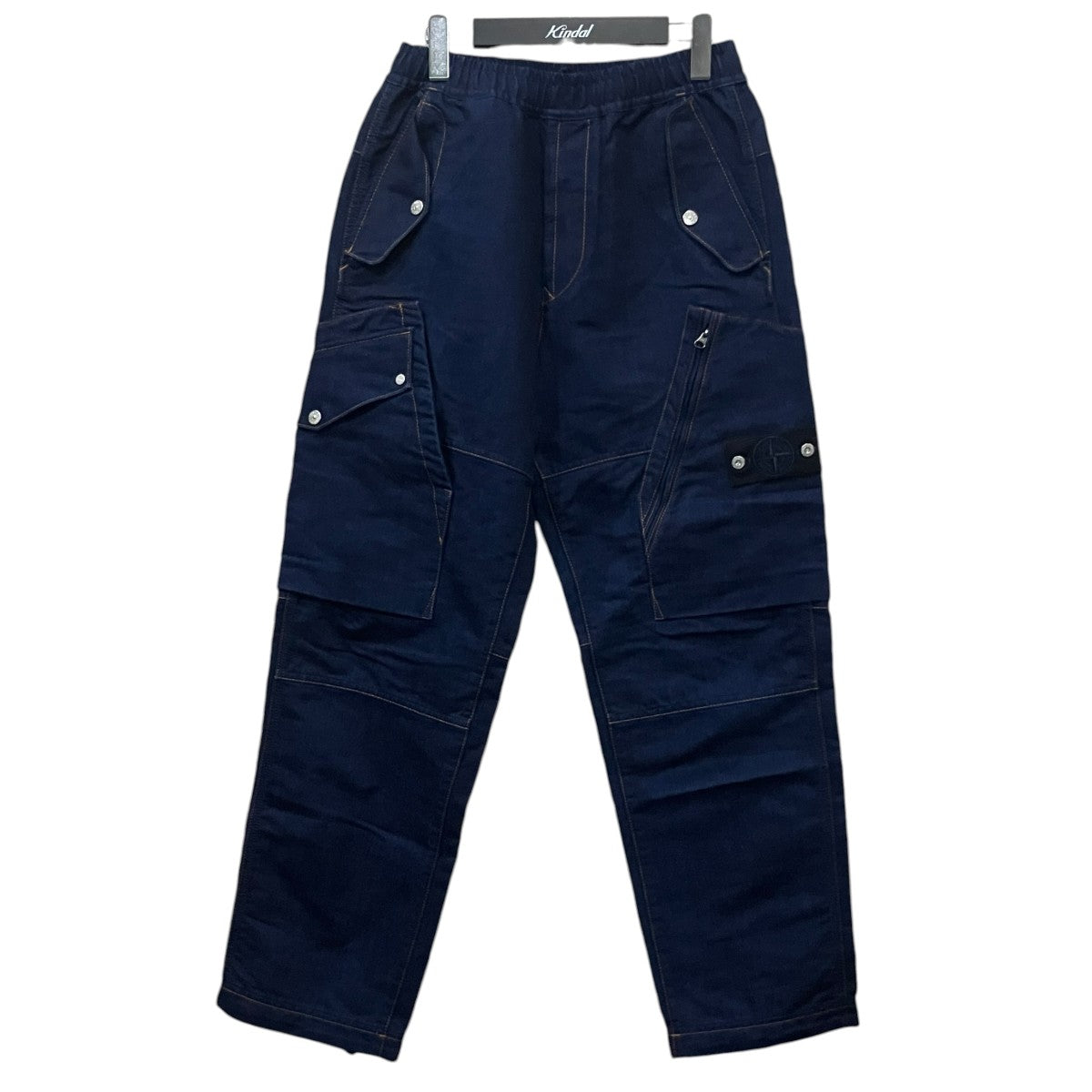 STONE ISLAND ｢Fiber Nylon Indigo-tc｣ ワッペンデニムパンツ 古着・中古-1枚目のアイテム画像