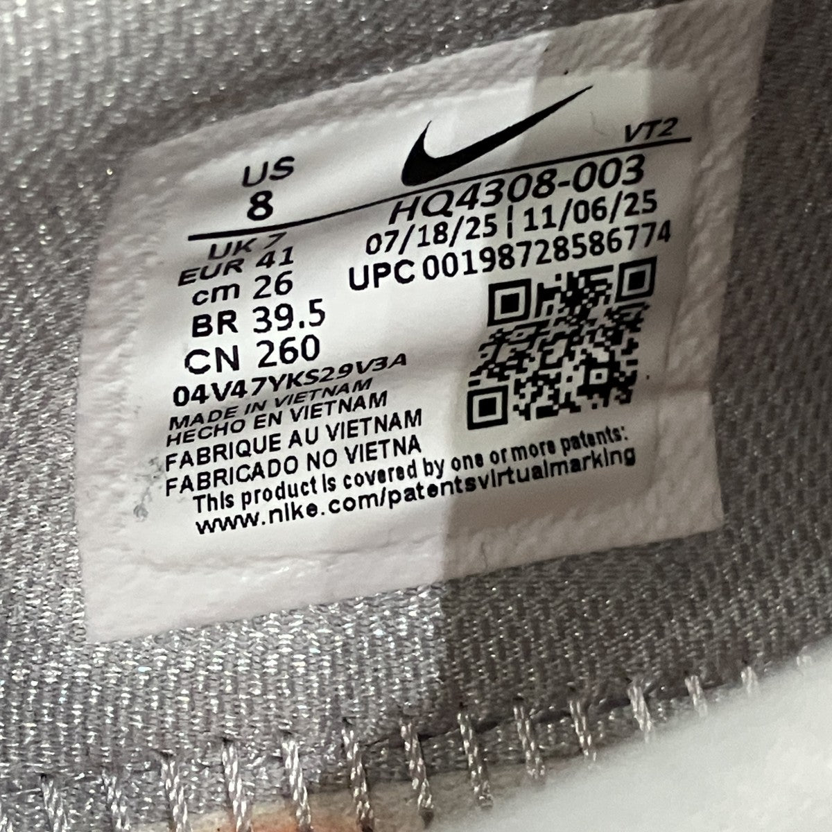 NIKE ローカットスニーカー 古着・中古-8枚目のアイテム画像