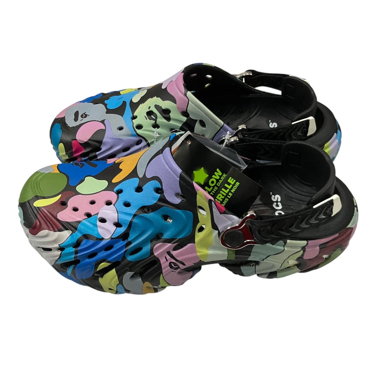 crocs×A BATHING APE Echo 2総柄サンダル 古着・中古-3枚目のアイテム画像